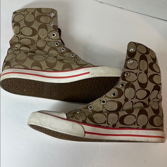 COACH Monogram high/low top sneakers - Picture 10 of 10